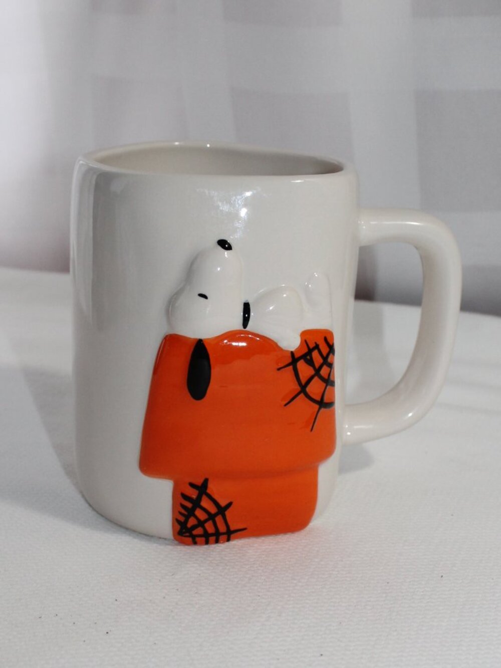 Rae Dunn Peanuts Snoopy Halloween Mug - Caught in Your Web